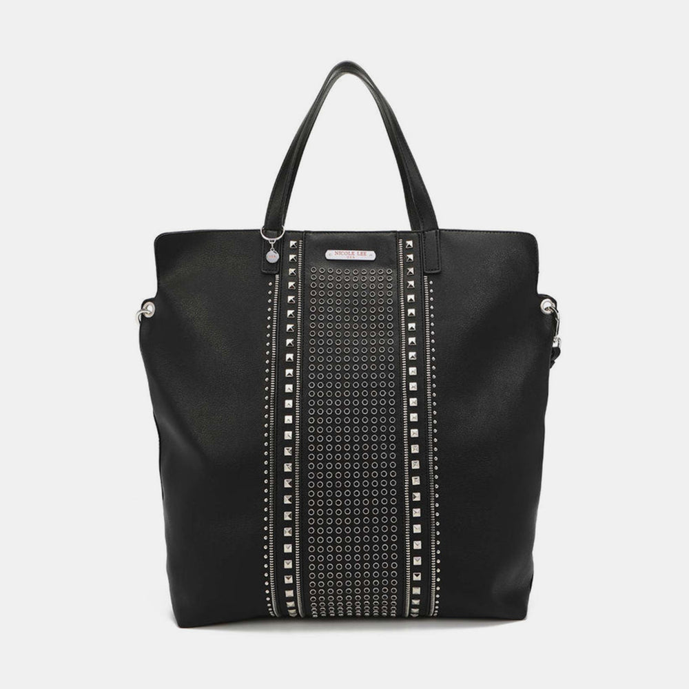 Nicole Lee USA Studded Large Tote Bag-Teresa's Fashionista LLC