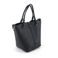 P25018 2-in-1 Small Microfiber Leather Tote w/Crossbody Bag