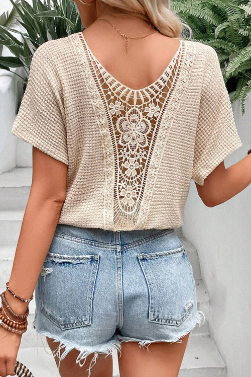 Round Neck Short Sleeve T-Shirt-Teresa's Fashionista LLC