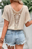 Round Neck Short Sleeve T-Shirt-Teresa's Fashionista LLC