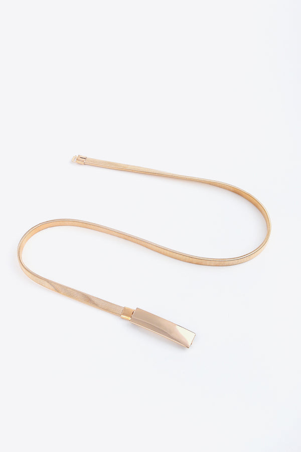 Elastic Iron Skinny Belt-Teresa's Fashionista LLC