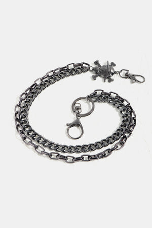 Treasure Point Shape Double Layer Alloy Belt-Teresa's Fashionista LLC