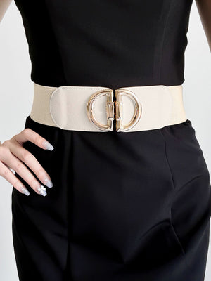 D Buckle Elastic Belt-Teresa's Fashionista LLC