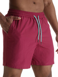 Men's Plus Size Drawstring Shorts with Pockets