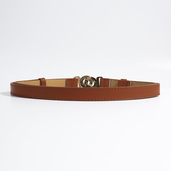 Alloy Buckle PU Belt-Teresa's Fashionista LLC