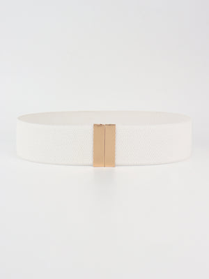 Alloy Buckle Elastic Belt-Teresa's Fashionista LLC