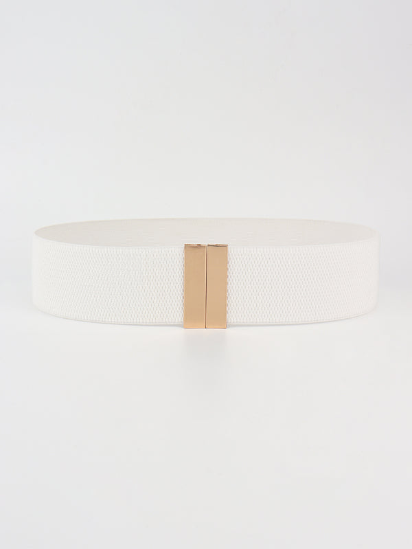Alloy Buckle Elastic Belt-Teresa's Fashionista LLC