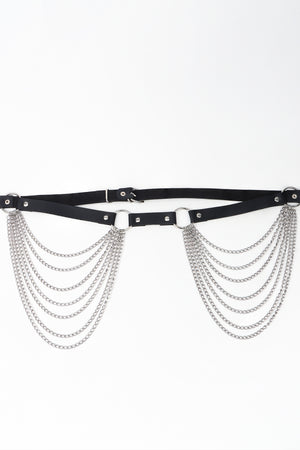 PU Belt with Chain-Teresa's Fashionista LLC