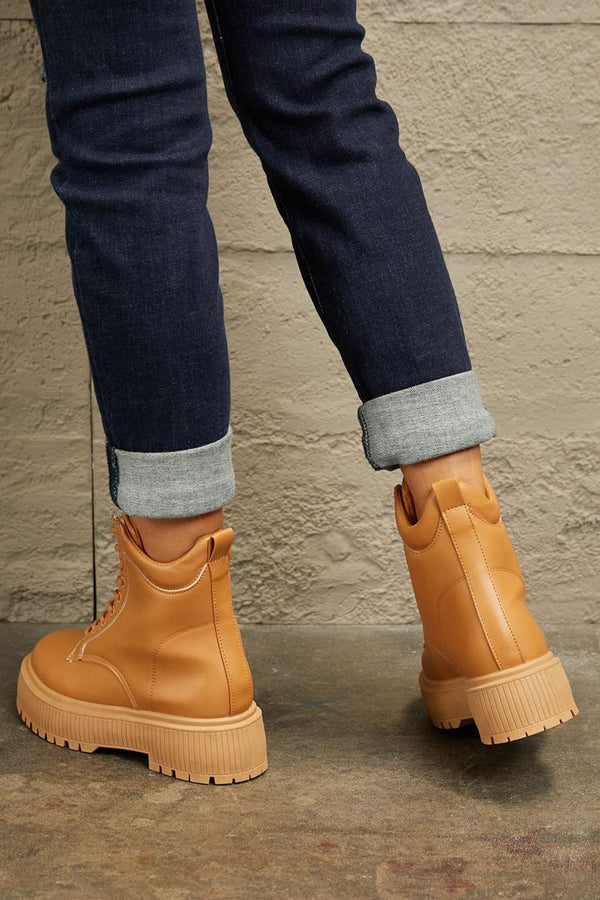 East Lion Corp Platform Combat Boots-Teresa's Fashionista LLC