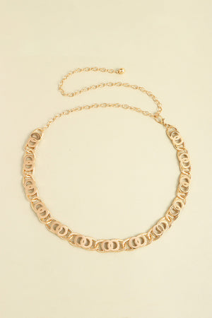 Alloy Lobster Clasp Belt-Teresa's Fashionista LLC