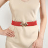 Alloy Buckle Elastic Belt-Teresa's Fashionista LLC