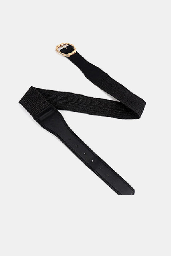 Alloy Buckle Braided Belt-Teresa's Fashionista LLC