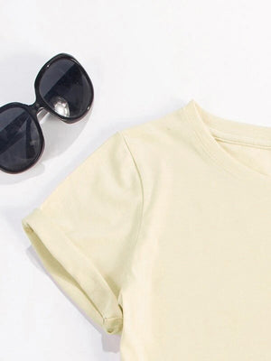 MAMA Round Neck Short Sleeve T-Shirt-Teresa's Fashionista LLC
