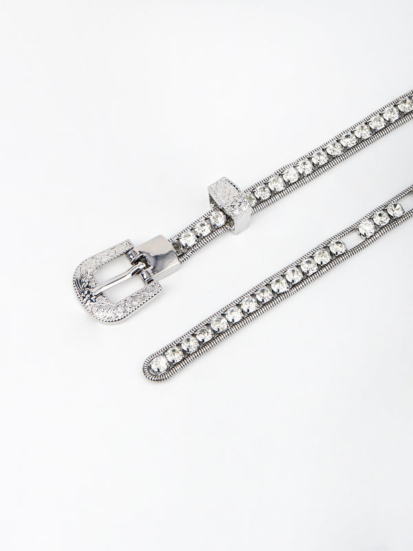 Rhinestone Metal Belt-Teresa's Fashionista LLC