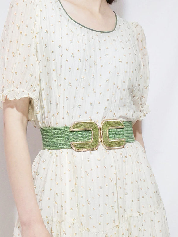 Wide Braid Belt-Teresa's Fashionista LLC