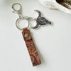 Rhinestone Bull Keychain-Teresa's Fashionista LLC