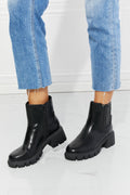 MMShoes What It Takes Lug Sole Chelsea Boots in Black-Teresa's Fashionista LLC