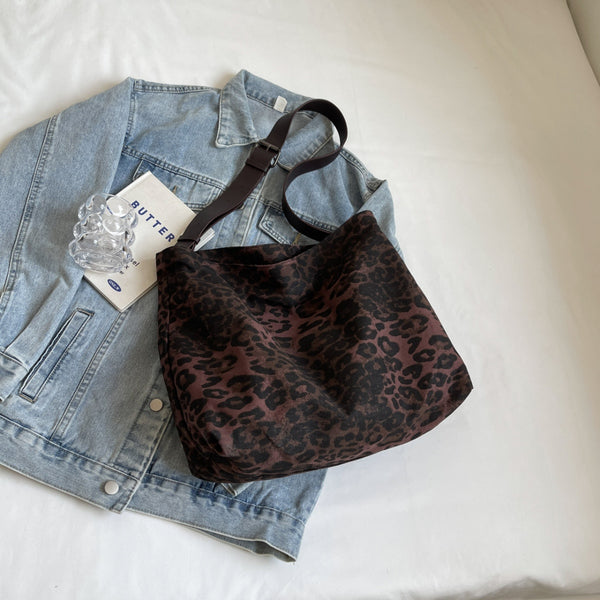 Leopard Adjustable Strap Tote Bag-Teresa's Fashionista LLC
