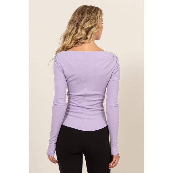 Off-The-Shoulder Ruched Top