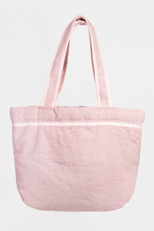 Fame Square Microfiber Tote Bag - Teresa's Fashionista LLC
