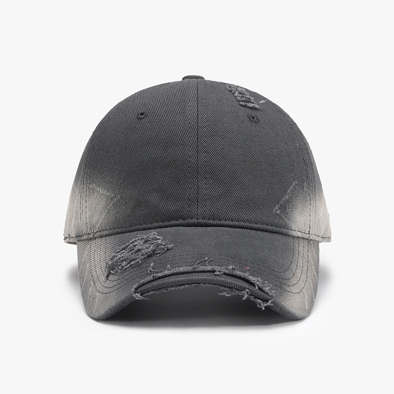 Distressed Adjustable Cotton Hat-Teresa&#39;s Fashionista LLC