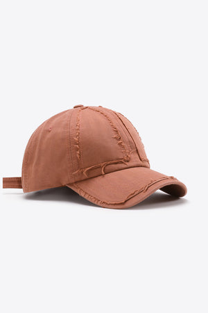 Distressed Adjustable Baseball Cap-Teresa's Fashionista LLC