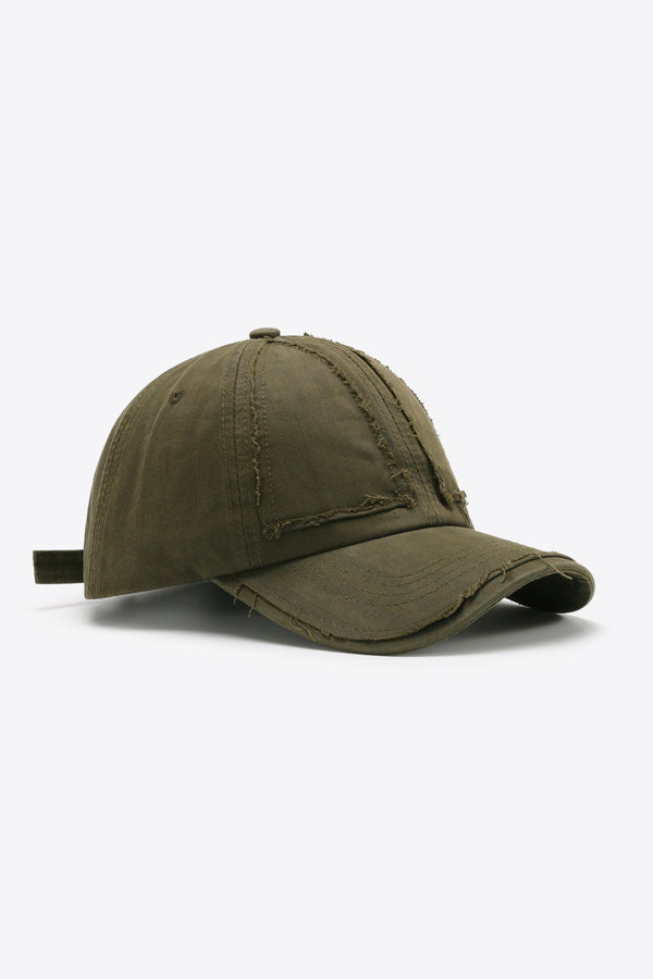 Distressed Adjustable Baseball Cap-Teresa's Fashionista LLC