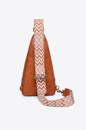 Adored Take A Trip PU Leather Sling Bag-Teresa's Fashionista LLC