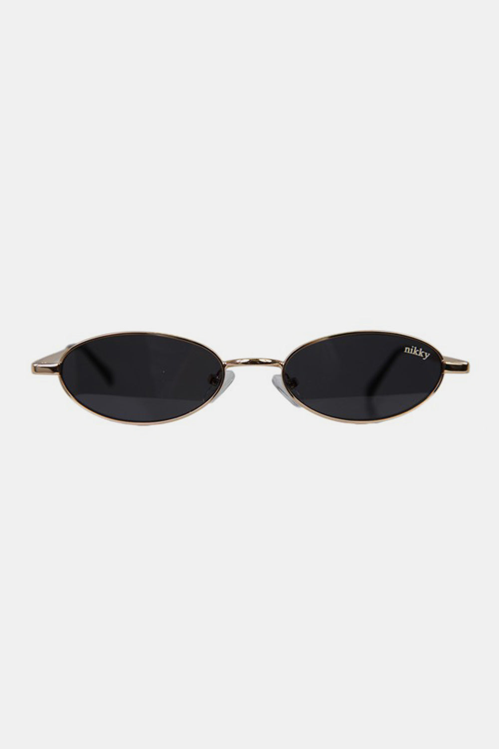 Nicole Lee USA Metal Frame Finley Oval Sunglasses-Teresa's Fashionista LLC