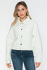 Snobbish Snap Down Long Sleeve PU Leather Jacket - Teresa's Fashionista LLC