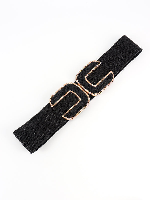 Wide Braid Belt-Teresa's Fashionista LLC