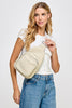 Fame Textured PU Leather Sling Bag - Teresa's Fashionista LLC