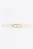 Geometric Double Buckle Elastic Belt-Teresa's Fashionista LLC