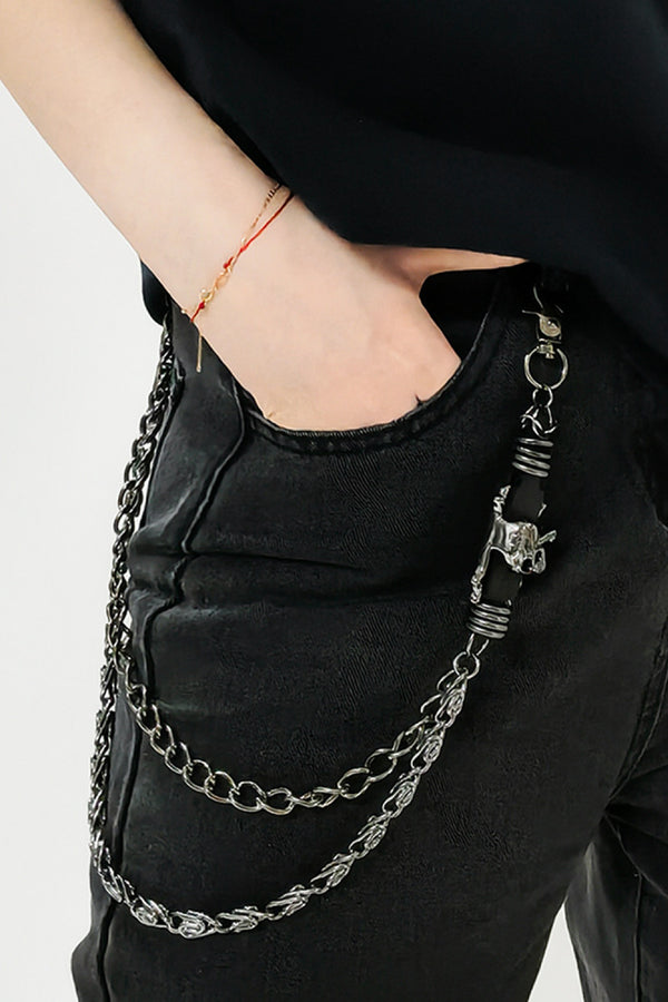 Double Layer Alloy Chain Belt-Teresa's Fashionista LLC