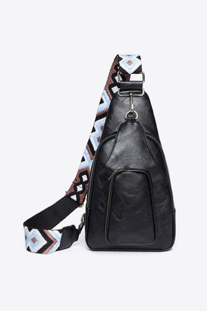 Adored Take A Trip PU Leather Sling Bag-Teresa's Fashionista LLC