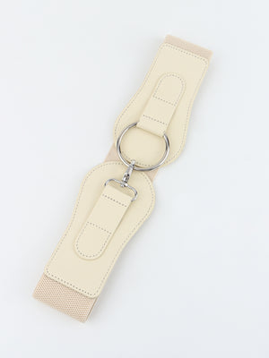 PU Elastic Wide Belt-Teresa's Fashionista LLC