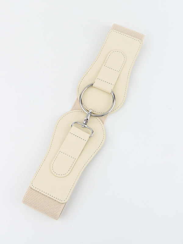 PU Elastic Wide Belt-Teresa's Fashionista LLC