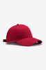 Plain Adjustable Cotton Baseball Cap-Teresa's Fashionista LLC