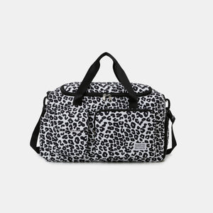 Oxford Cloth Animal Print Travel Bag-Teresa's Fashionista LLC