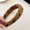 Bow Plaid Polyester Hair Headband - Teresa's Fashionista LLC