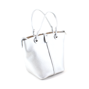 P25018 2-in-1 Small Microfiber Leather Tote w/Crossbody Bag