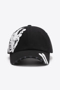 VIBRA Graphic Distressed Adjustable Baseball Cap-Teresa's Fashionista LLC