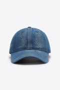 Distressed Adjustable Baseball Cap-Teresa's Fashionista LLC