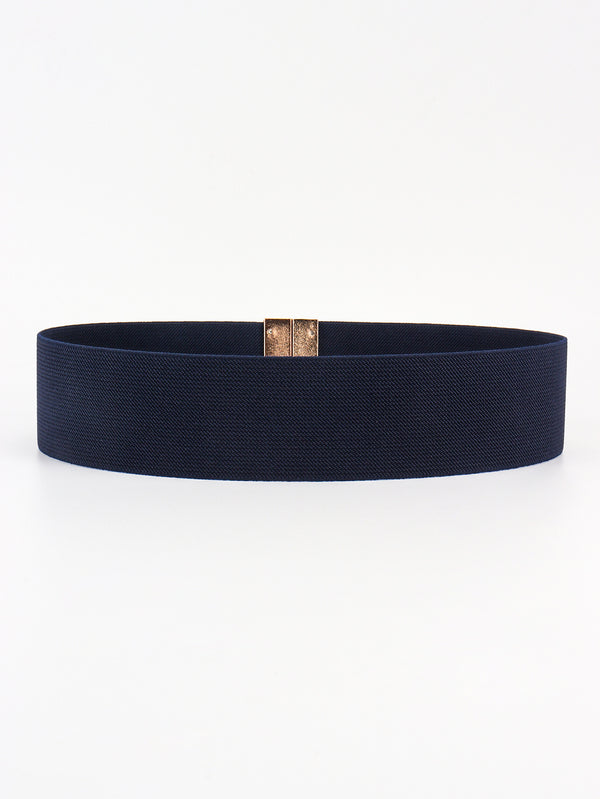 Alloy Buckle Elastic Belt-Teresa's Fashionista LLC