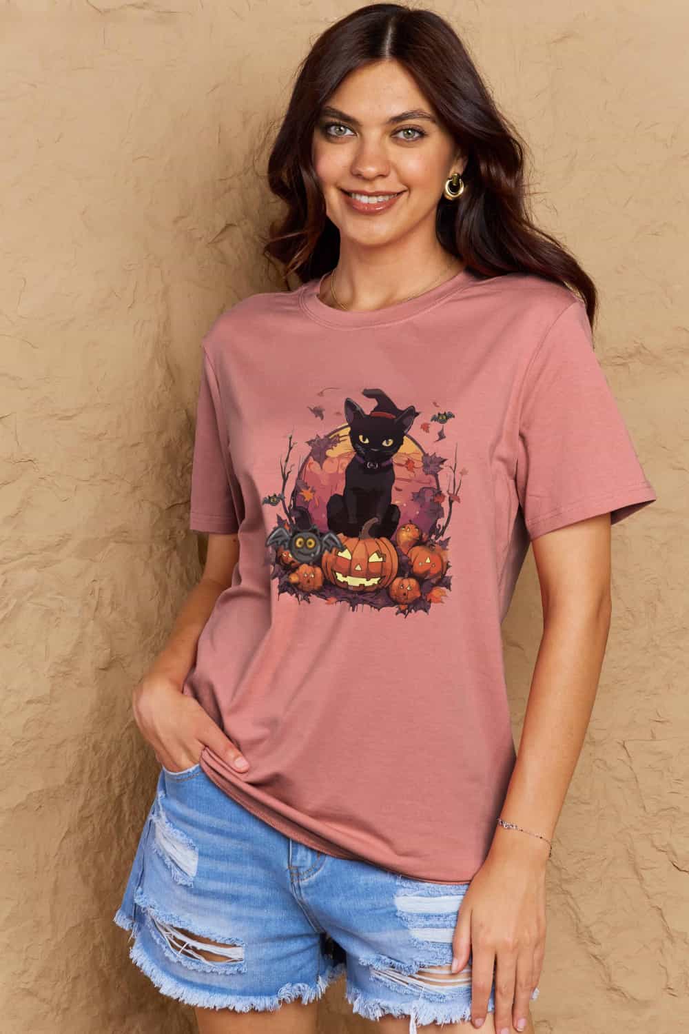Simply Love Full Size Halloween Theme Graphic T-Shirt - Teresa's Fashionista LLC