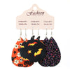 Teardrop Shape Halloween Theme Dangle Earrings - Teresa's Fashionista LLC