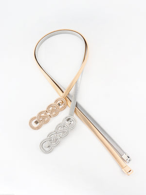 Knot Buckle Metal Belt-Teresa's Fashionista LLC