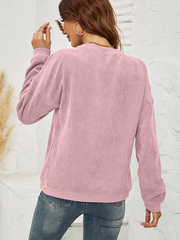 Skull Graphic Dropped Shoulder Sweatshirt - Teresa's Fashionista LLC