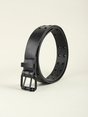 Grommet PU Leather Belt-Teresa's Fashionista LLC