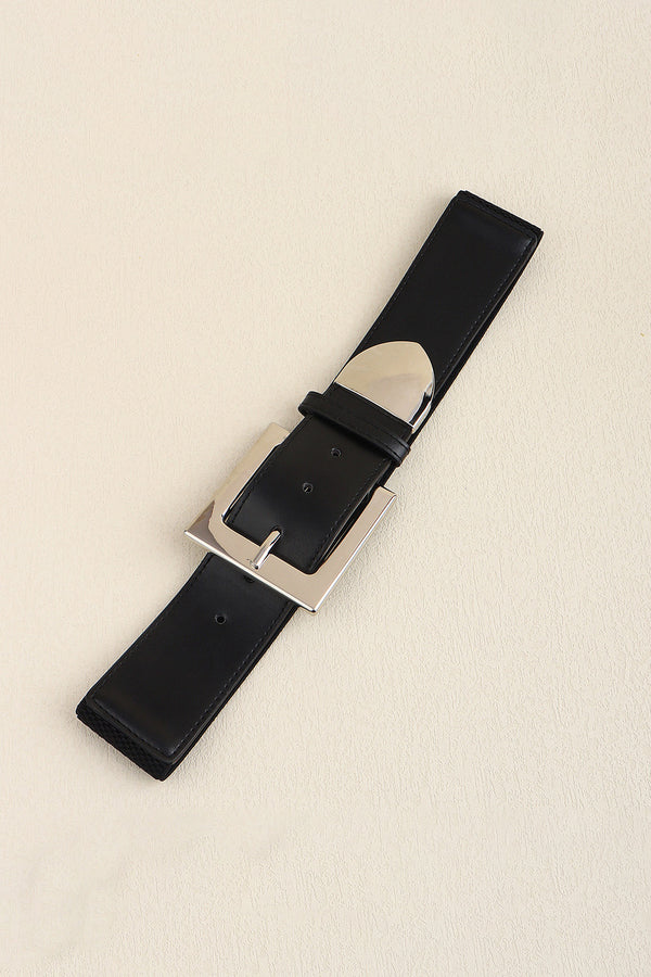 Zinc Alloy Buckle PU Leather Belt-Teresa's Fashionista LLC
